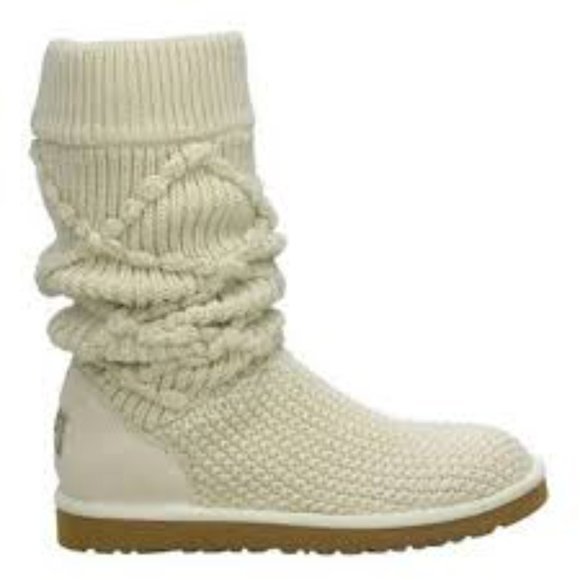 Ugg Classic Argyle Sweater Knit Boot - Size 8 - Picture 4 of 11